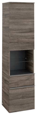 V&B Hochschrank Venticello 40,4x154,6x37,2cm, rechts, Griff Chrom, stone oak