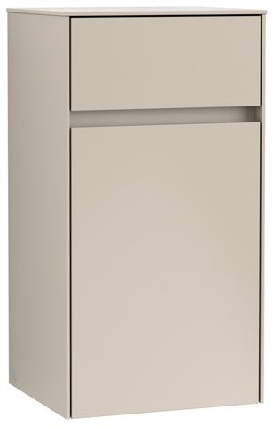 V&B Seitenschrank Collaro 40,4x74,8x34,9cm, Anschlag links, soft grey