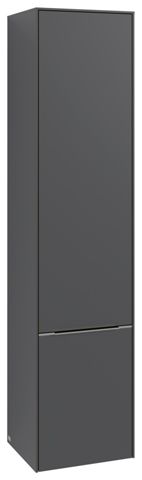 V&B Hochschrank Subway 3.0 40x171x36,2cm, Schanier links/Griff monochrom, graphite