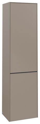 V&B Hochschrank Subway 3.0 40x171x36,2cm, Schanier rechts/Griff monochrom, taupe