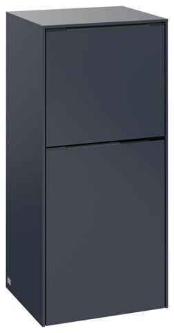 V&B Seitenschrank Subway 3.0 40x86x36,2cm, Schanier rechts/Griff monochrom, marine blue