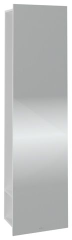 V&B Spiegelregal Subway 3.0 45x170x30cm, mit Regal rechts, brilliant white