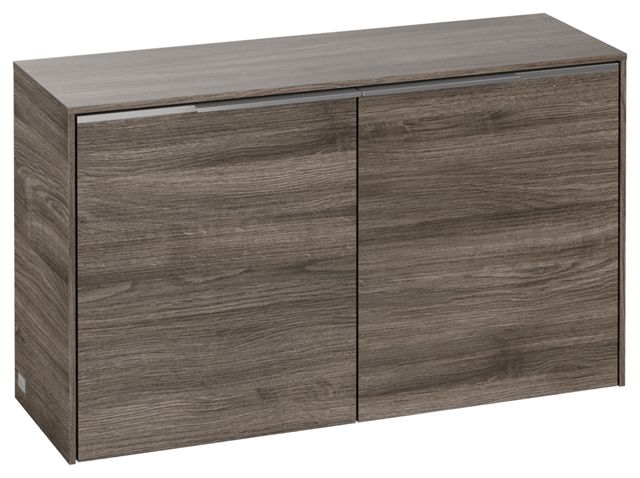 V&B Sideboard Subway 3.0 72,8x42,3x25,6cm, Griff Aluminium glänzend, stone oak