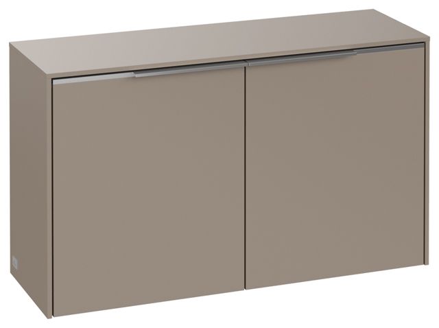 V&B Sideboard Subway 3.0 72,8x42,3x25,6cm, Griff Aluminium glänzend, taupe
