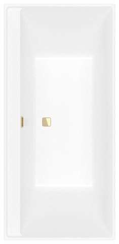 V&B Rechteck-Badewanne Collaro Duo 190x90cm, Acryl, Einbauausführung Gold, stone white