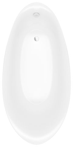 V&B Sonderform-Badewanne Aveo New Generation 190x95cm, speziell, freistehend, mit Ablaufgarnitur, stone white