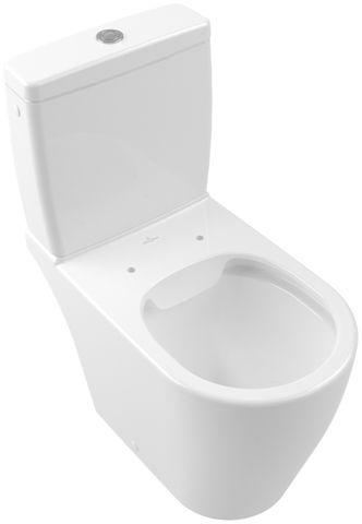 V&B Tiefspül-WC-Kombi AVENTO 37 x 64 cm, DirectFlush, bodenstehend, weiß