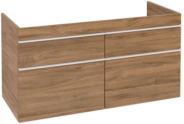 V&B Waschtisch-Unterschrank Venticello 115,3x59x50,2cm, Griff White, kansas oak