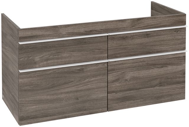 V&B Waschtisch-Unterschrank Venticello 115,3x59x50,2cm, Griff White, stone oak