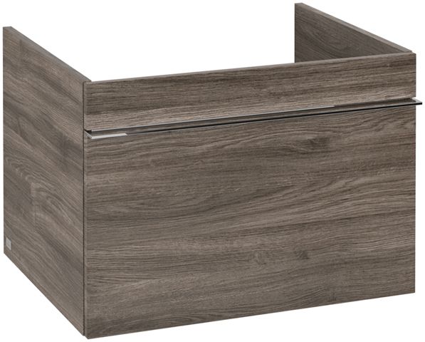 V&B Waschtisch-Unterschrank Venticello 60,3x42x50,2cm, Griff Chrom, stone oak