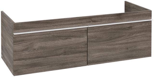 V&B Waschtisch-Unterschrank Venticello 125,3x42x50,2cm, Griff White, stone oak