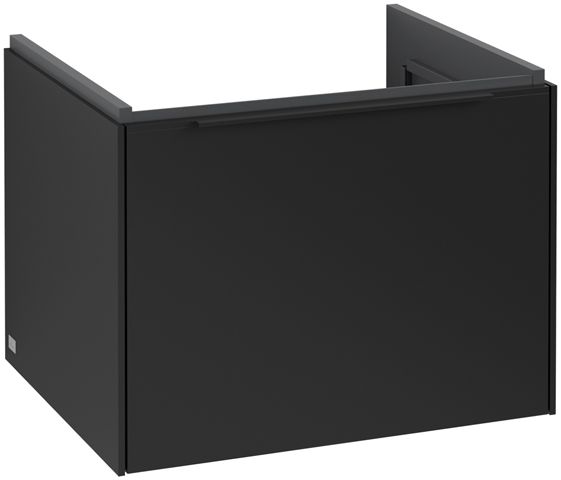 V&B Waschtisch-Unterschrank Subway 3.0 57,2x42,9x47,8cm, ohne LED/Griff Volcano black, volcano black