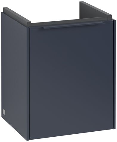 V&B Waschtisch-Unterschrank Subway 3.0 35,1x42,9x30,9cm, Schanier rechts/Griff monochrom, marine blue