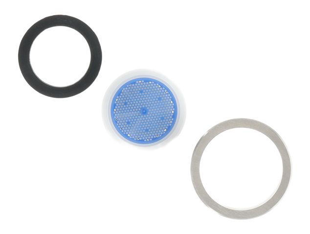 V&B Strahlregler 30x30mm, mit Dichtung, Edelstahl massiv