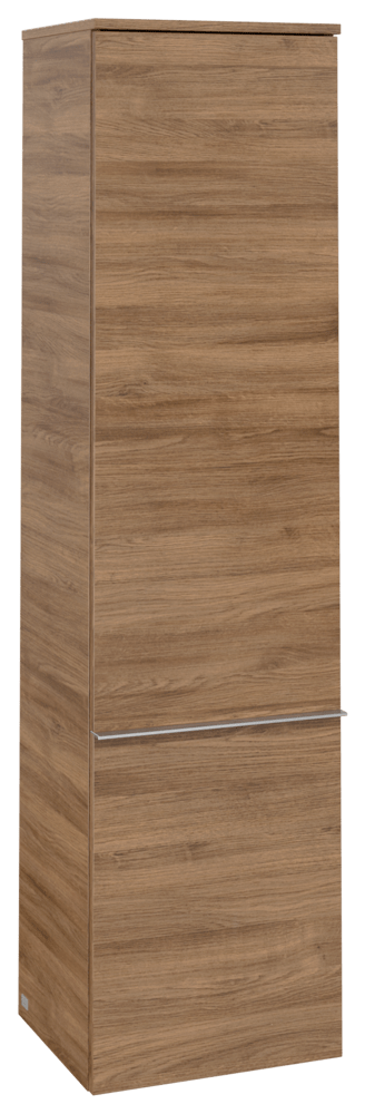V&B Hochschrank Venticello 40,4x154,6x37,2cm, rechts, Griff Chrom, kansas oak