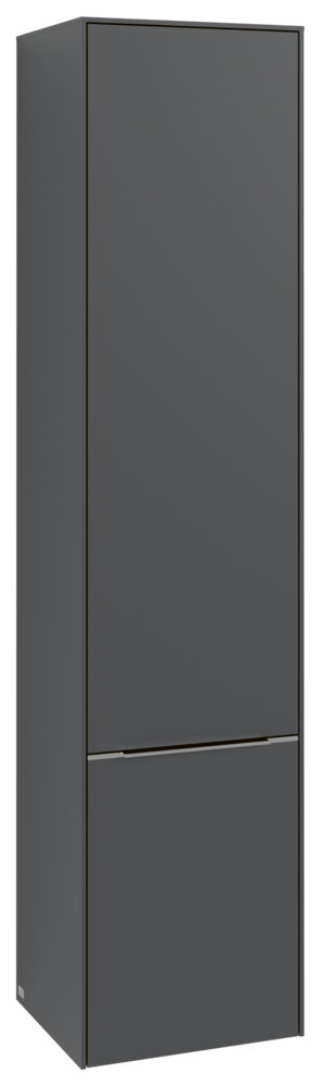 V&B Hochschrank Subway 3.0 40x171x36,2cm, Schanier links/Griff monochrom, graphite