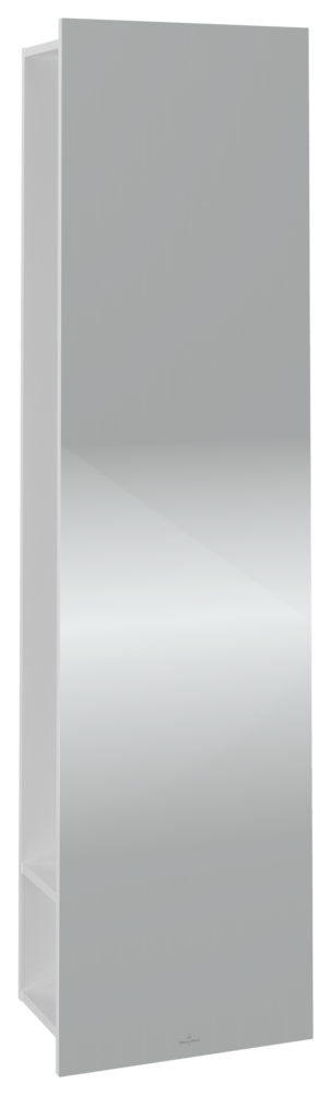 V&B Spiegelregal Subway 3.0 45x170x30cm, mit Regal rechts, brilliant white