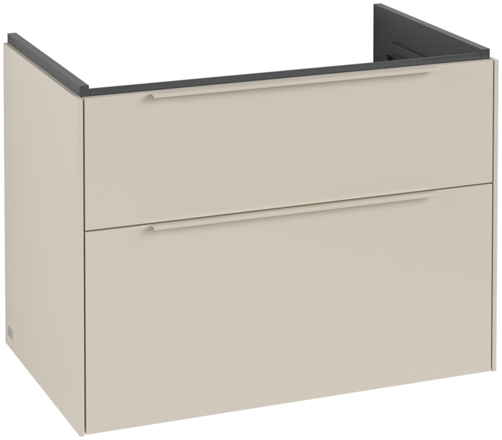 V&B Waschtisch-Unterschrank Subway 3.0 77,2x57,6x47,8cm, ohne LED/Griff monochrom, cashmere grey