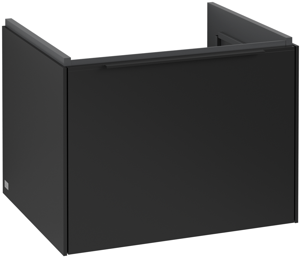 V&B Waschtisch-Unterschrank Subway 3.0 57,2x42,9x47,8cm, ohne LED/Griff Volcano black, volcano black