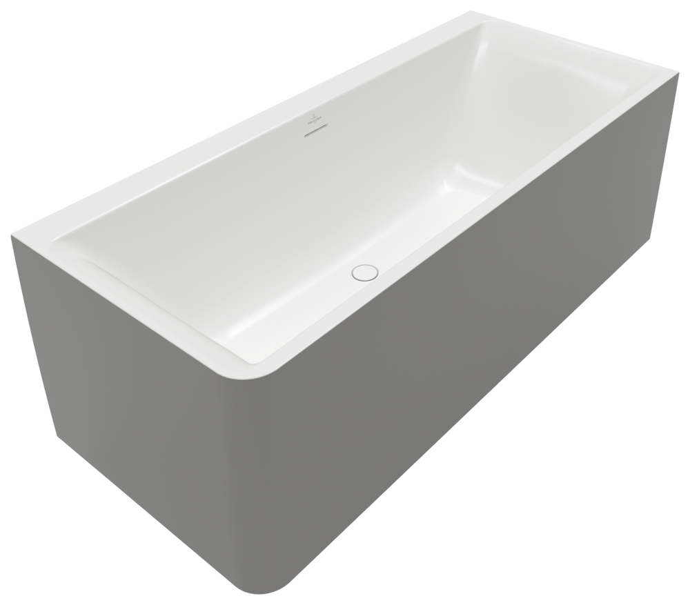 V&B Vorwand-Badewanne Subway 3.0 180x80cm, rechts, mit SilentFlow, Colour on Demand, weiß