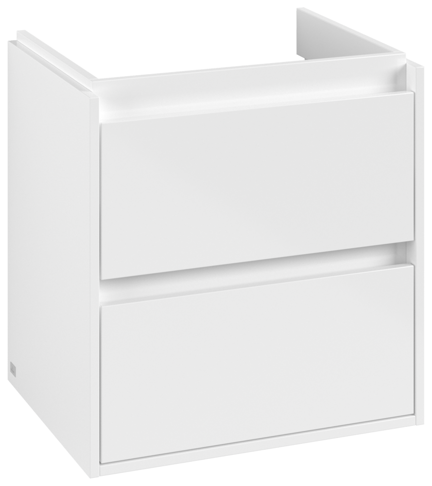 V&B Waschtischunterschrank Skyla 57,2x59,6x43,9cm, Brilliant White