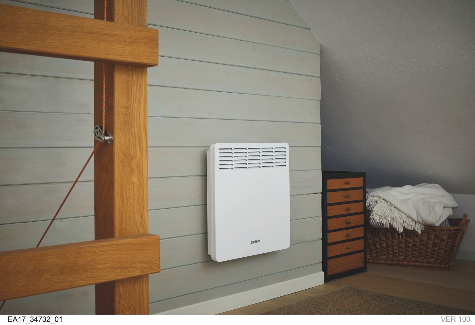 Vaillant Elektro-Direktheizgerät eloMENT VER 200/5, 2 kW, weiß