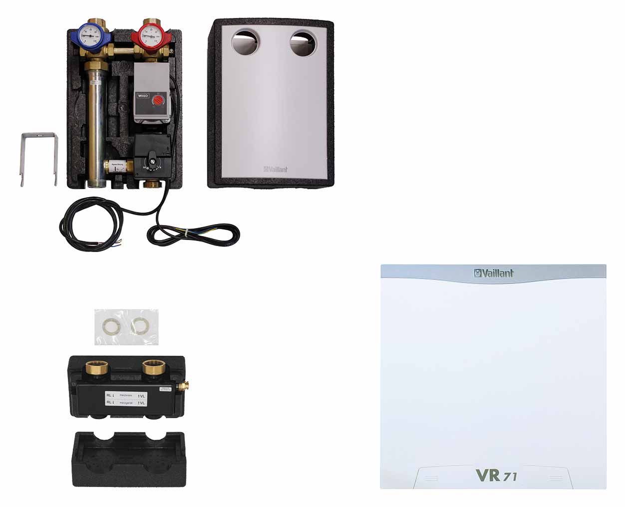 VA Paket Erweiterung 1 1 Mischerkreis 1 Zoll, HE-Pumpe, VR 71