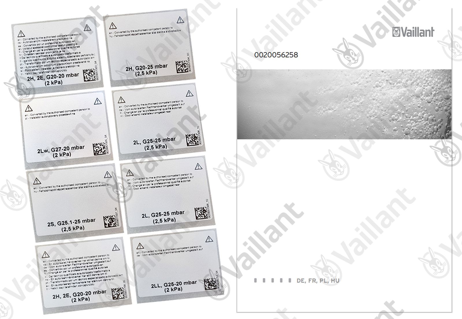 VA Umstellsatz, E -› LL Vaillant-Nr. 0020056258