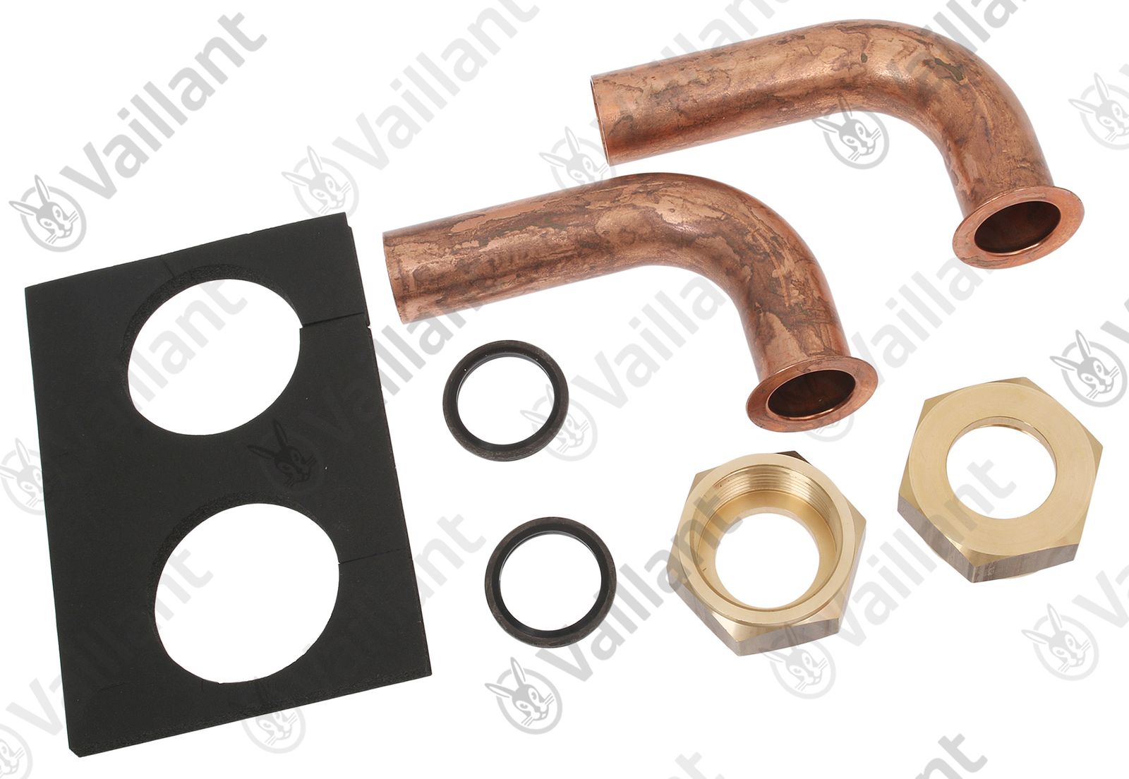 VA Rohrbogen, 90Gr, Wärmequelle(Set a 2) Vaillant-Nr. 0020065328