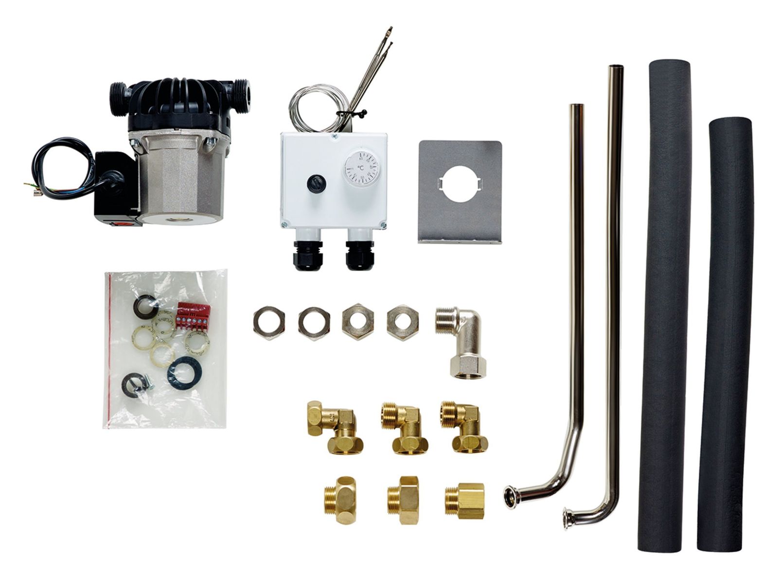 Vaillant Verrohrung actoSTOR für QL 75 B, Montage links, für Schichtenspeicher