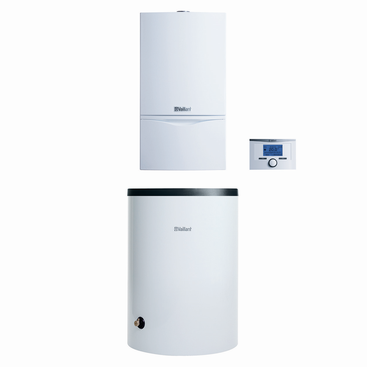 Vaillant Gas-Wandheizgerät atmoTEC plus VCC 194/4-5A, Erdgas E, Unterputz, mit Kaminanschluss