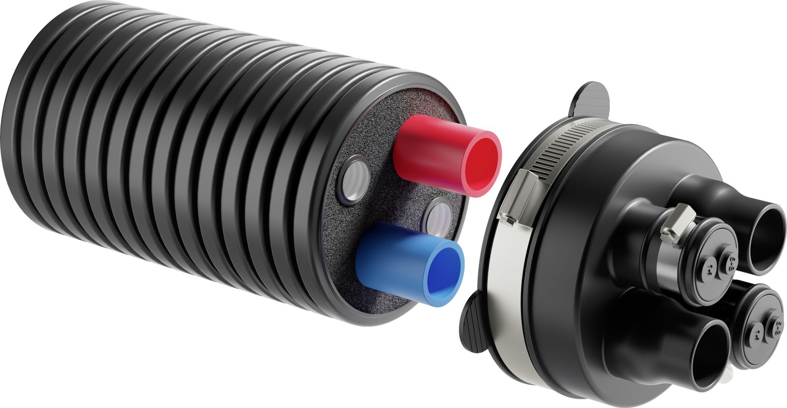 Viega Wärmepumpen-Anschlussset 1406.5 Rohr 32 mm x 10 m