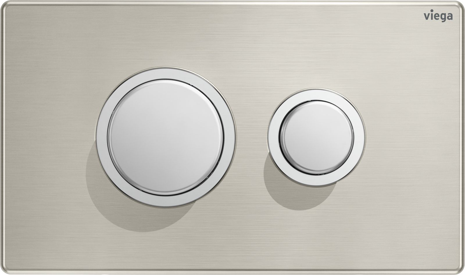Viega Betätigungsplatte Visign for Public 11-8631.1 220x130x11mm, für UP-Spülkasten, Edelstahl gebürstet