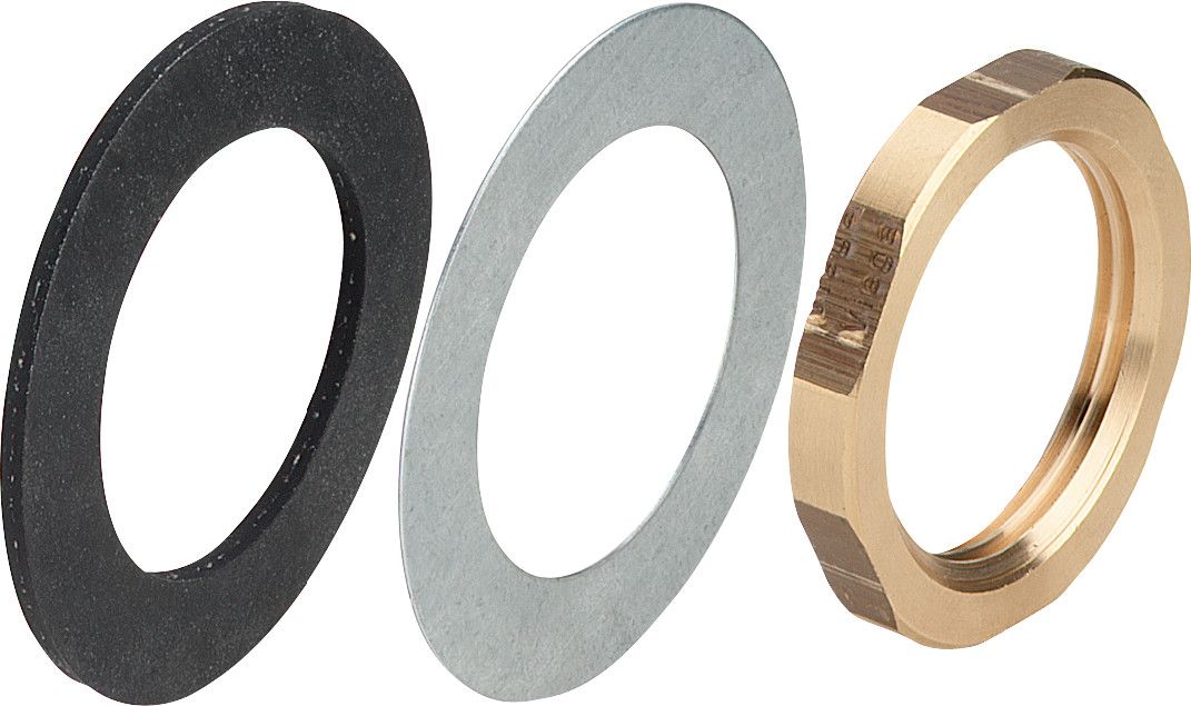 Viega Montagesatz 2032.19 G 3/4, Schlüsselweite 33 mm, für Wanddurchführung, Stahl verzinkt