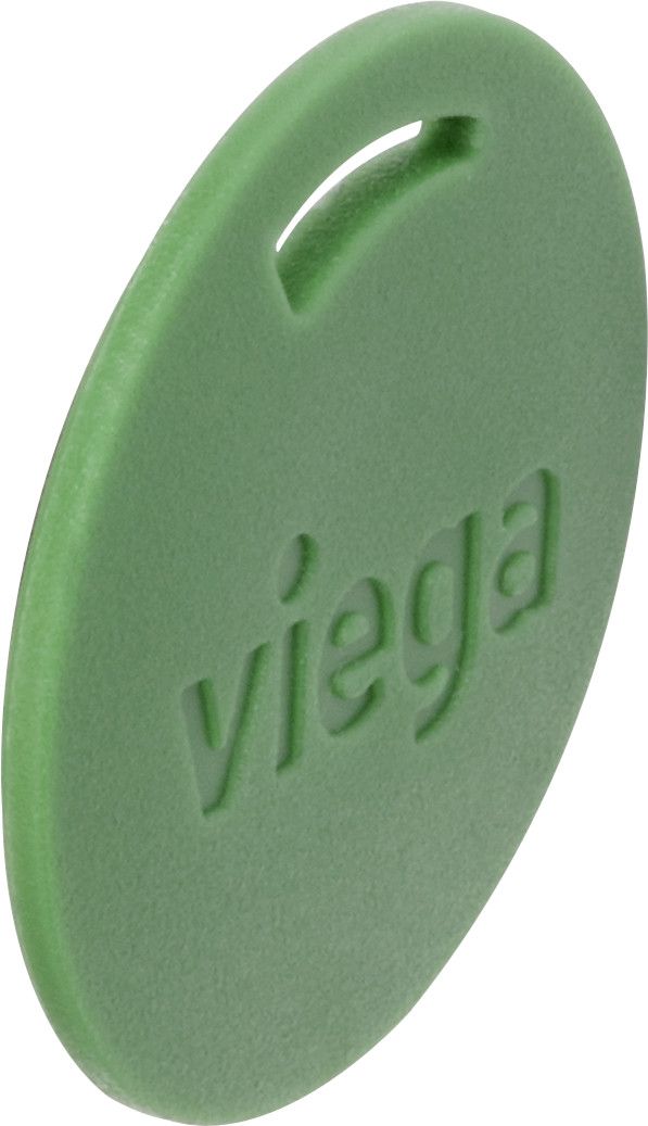 Viega Medienkennzeichnung Easytop 2237.25 44,5 mm für Griff 98 mm, rot, Kunststoff