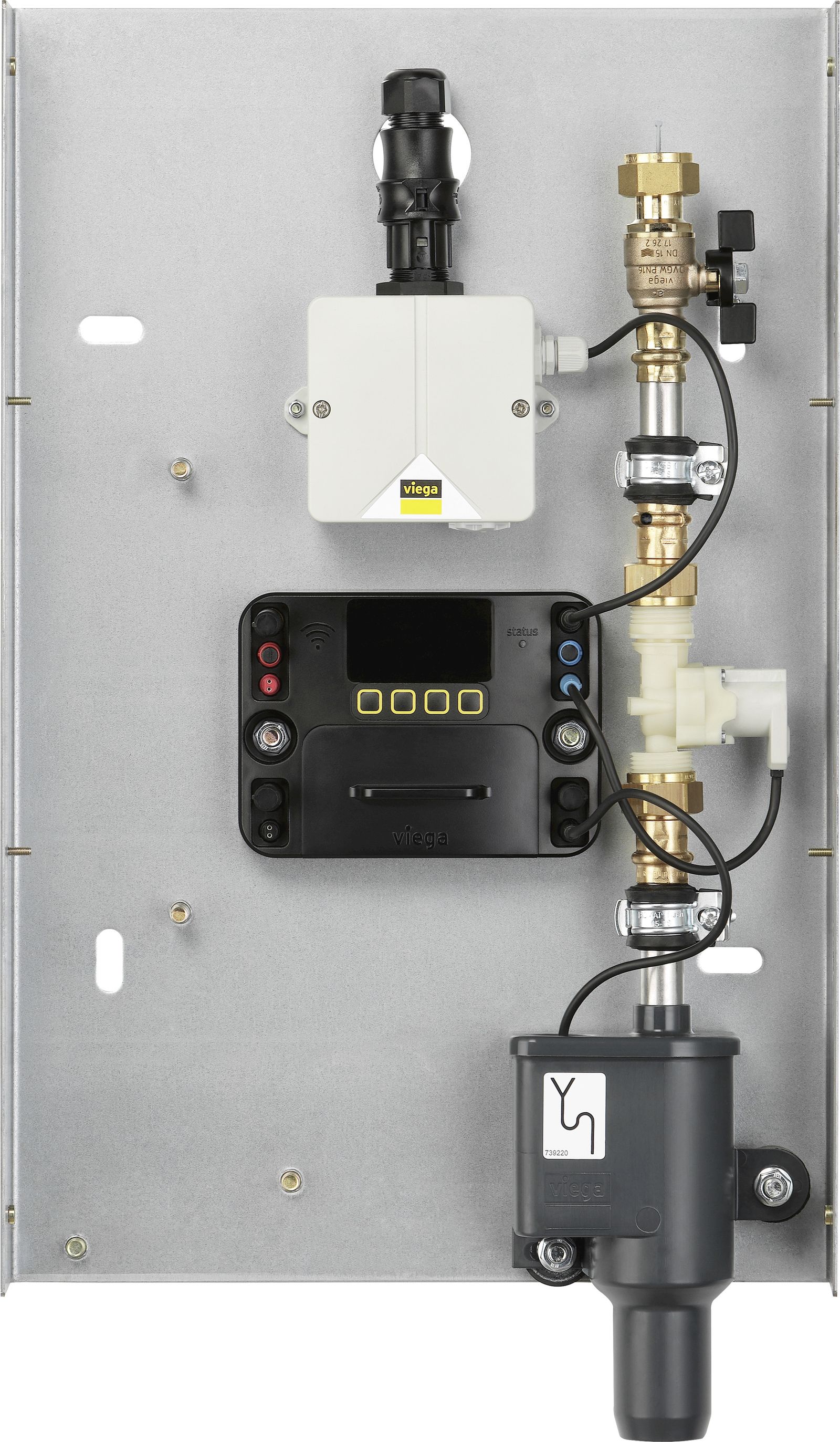 Viega Spülstation 2241.10 340x525x80mm, blau, für Trinkwasser kalt/warm (PWC/PWH)