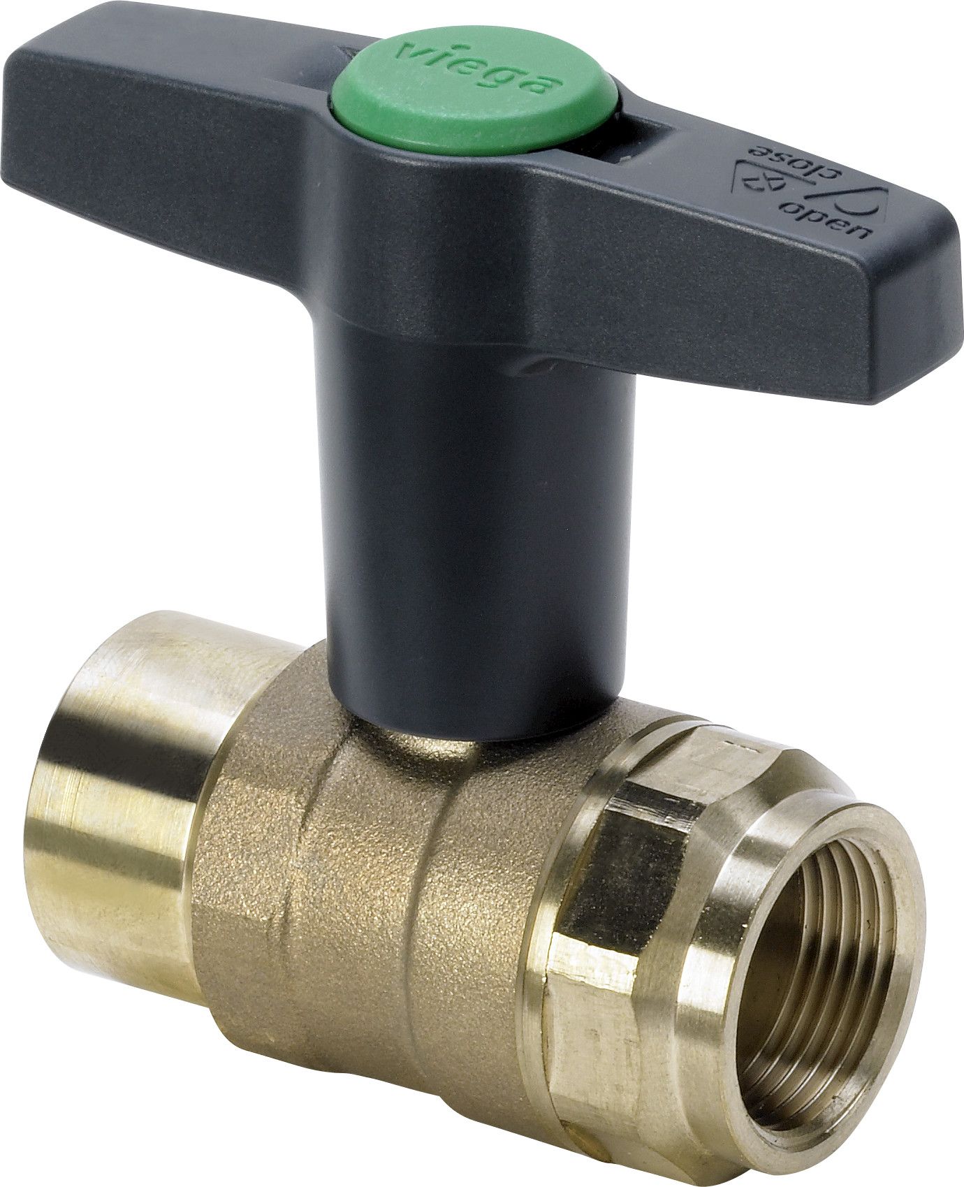 Viega Kugelhahn Easytop 2275.2 DN 15, Rp 1/2, Siliziumbronze, Ein-/Ausgang Rp-Gewinde
