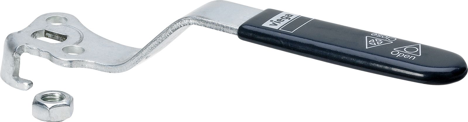 Viega Betätigungshebel Easytop 2275.93 DN 25/32, schwarz, Metall