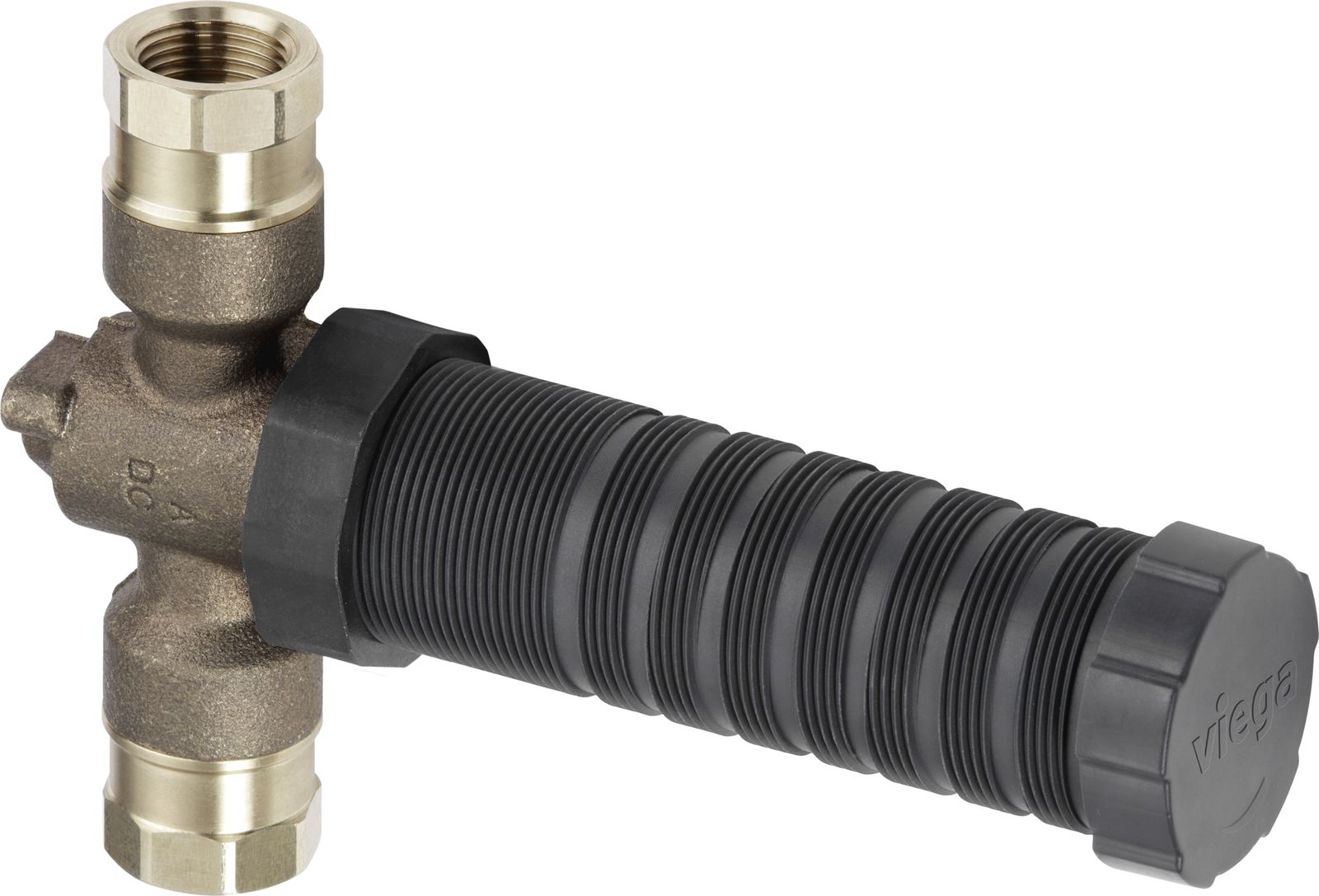 Viega UP-Freiflussventil Easytop 2278.6 Rp 1/2, Siliziumbronze, Einbautiefe 45-130mm