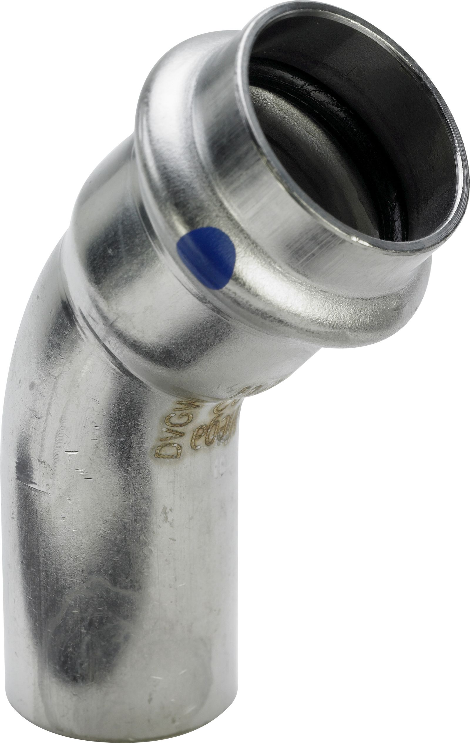 Viega Bogen Sanpress Inox 2326.1LF 22 mm, 45°, mit SC- Contur, labs-frei