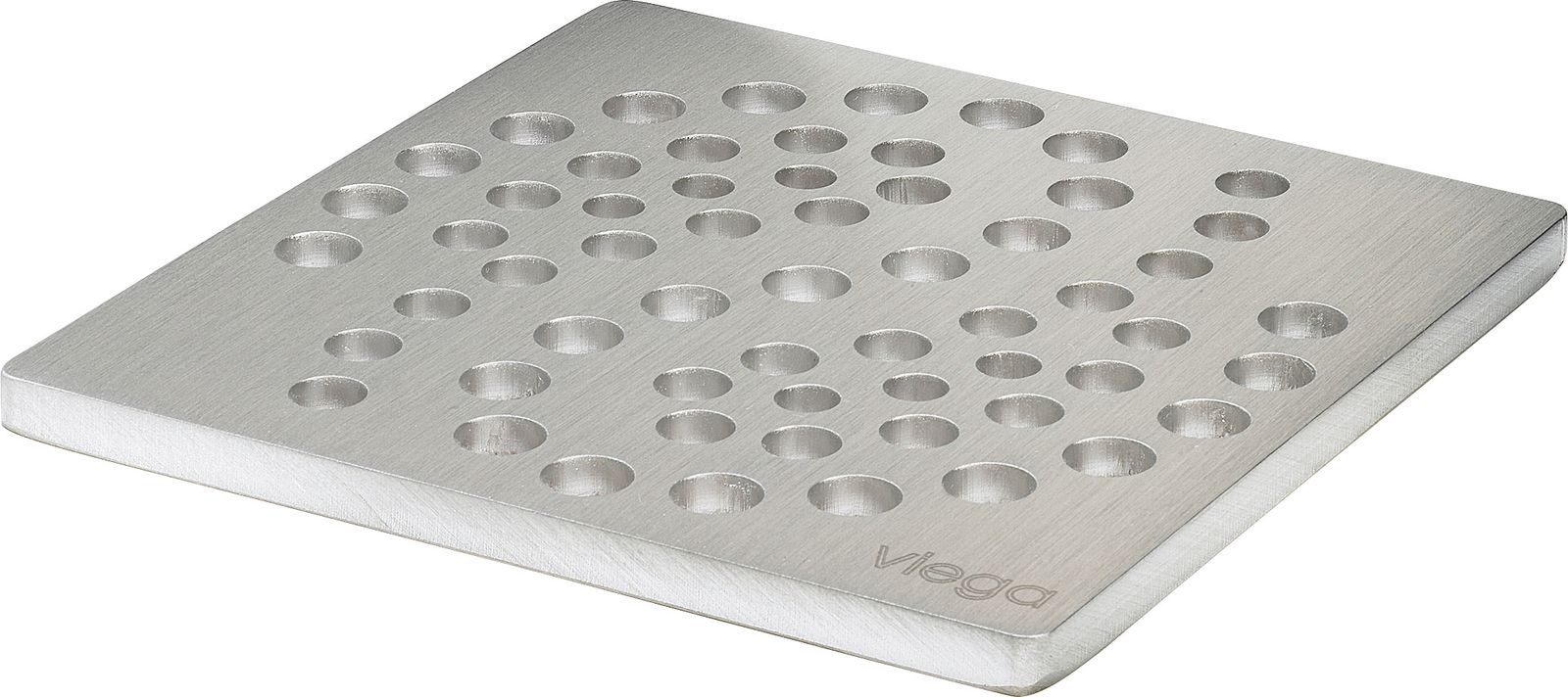 Viega Rost Advantix 4928.4 Visign RS4, 94 x 94 mm, massiv, Edelstahl 1.4301