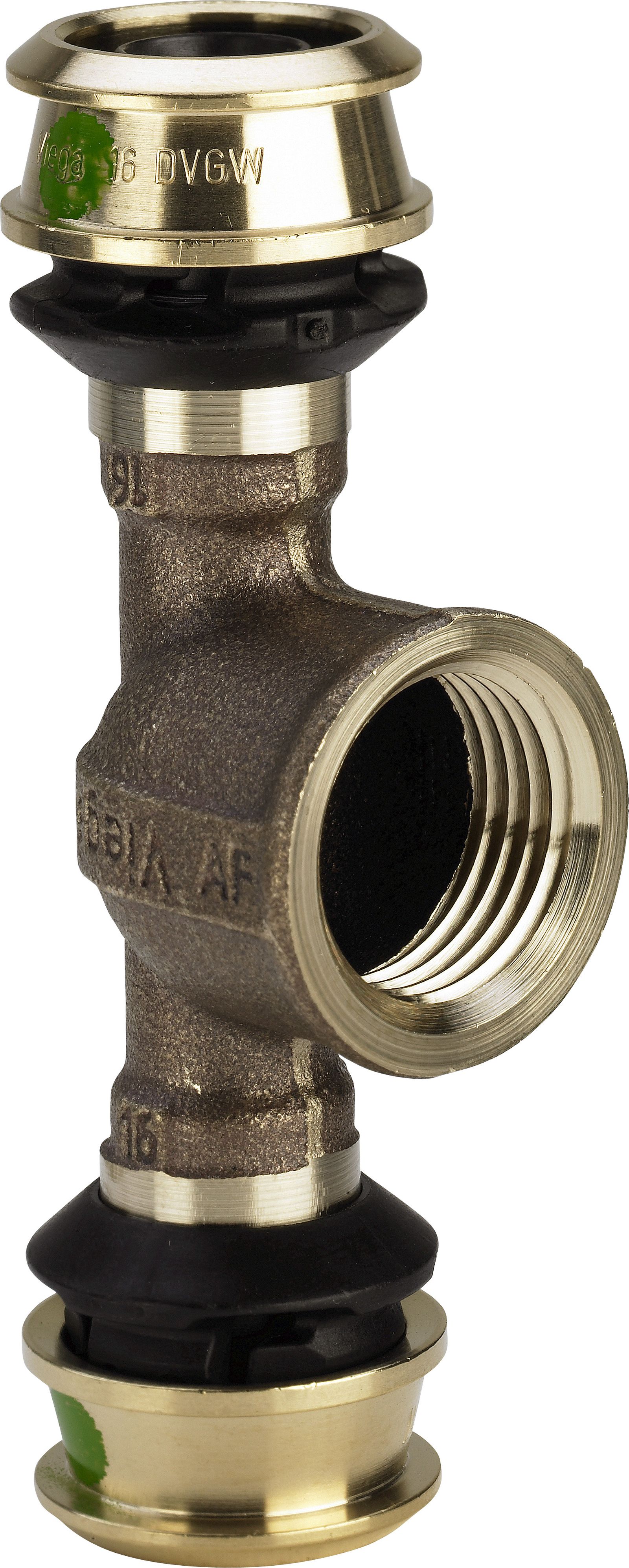 Viega T-Stück Raxofix 5317 50 x Rp 1 x 50 mm, mit SC-Contur, Siliziumbronze