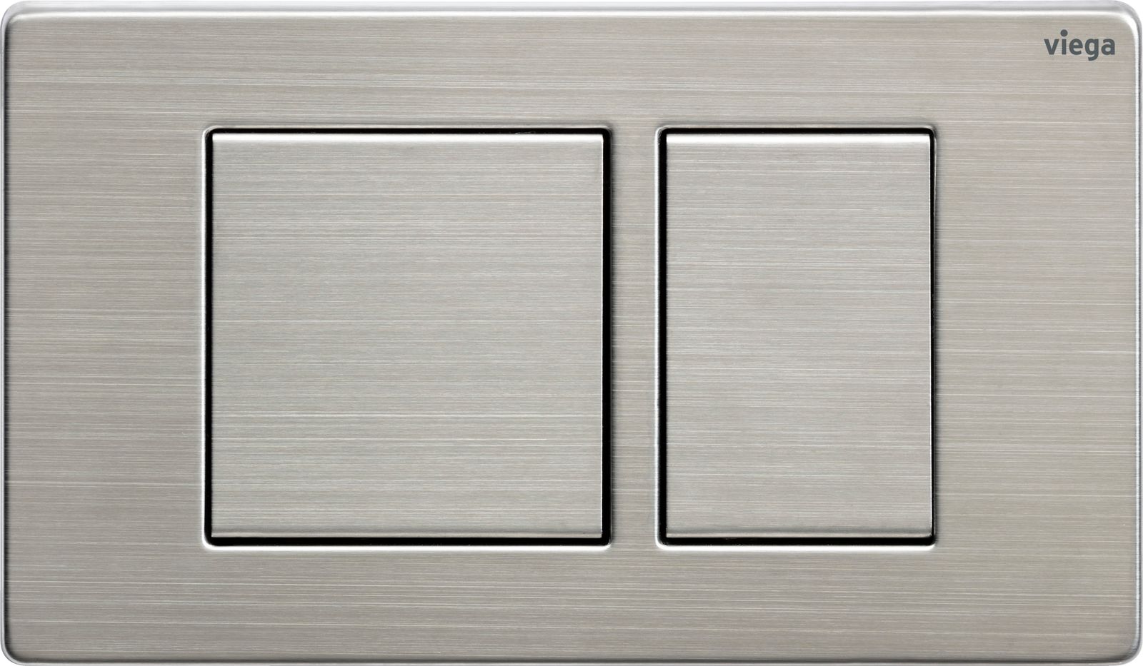 Viega Betätigungsplatte Visign for Public 10-8630.1 220x130x11mm, für UP-Spülkasten, Edelstahl gebürstet