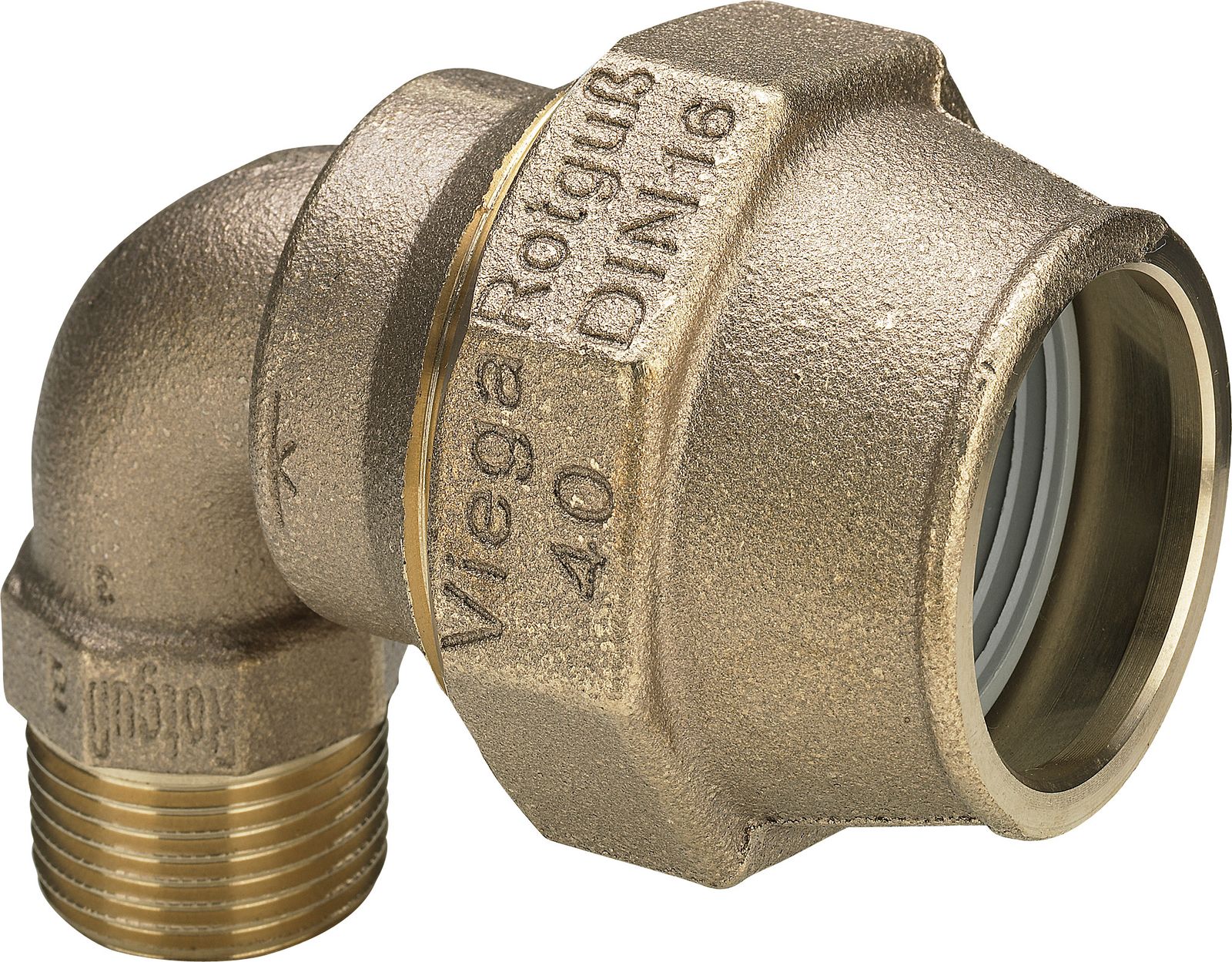 Viega Winkelverschraubung Maxiplex 9021 Ø 50 mm x R 1 1/2, 90°, Rotguss, Verschraubung