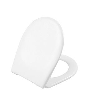 VitrA Bad WC-Sitz Pera ohne Absenkautomatik, für Compact WC, weiß