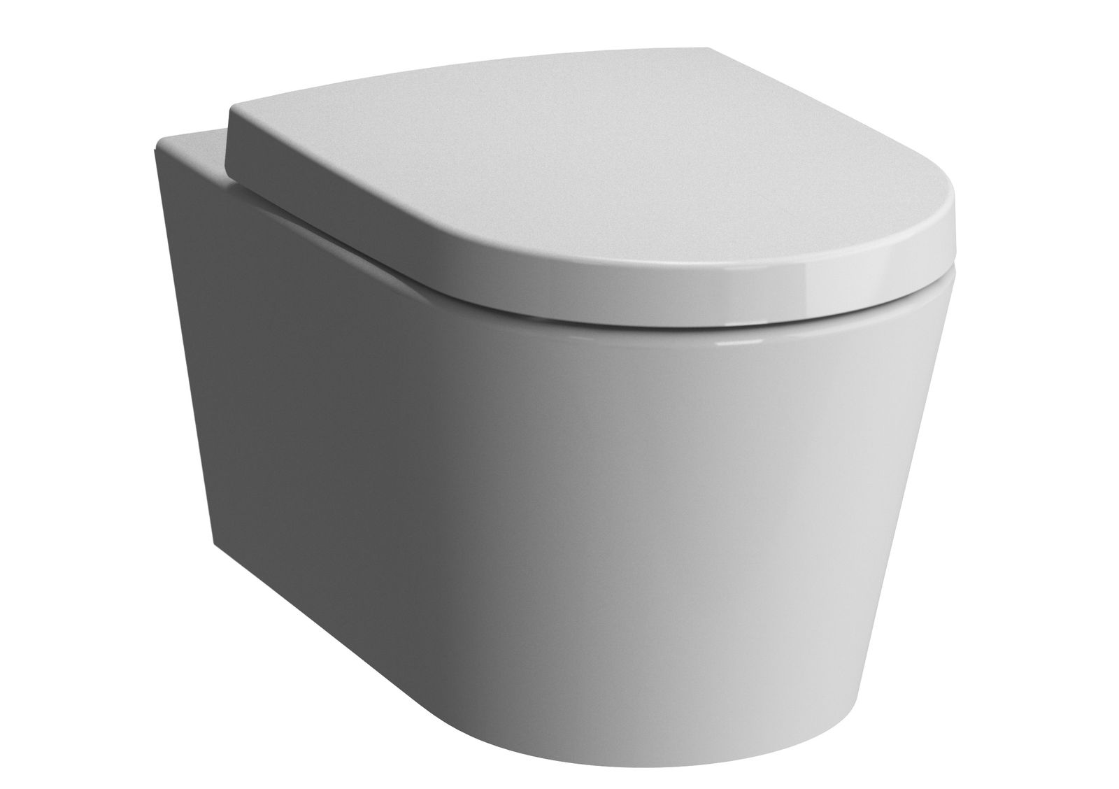 VitrA Bad Wand-Tiefspül-WC Nest Options 35,5x57,0cm, weiß hochglanz, ohne Bidetfunktion