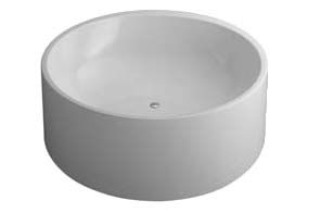 VitrA Bad Badewanne rund Istanbul Aqua Soft, ohne Desinfektionsanlage, d= 160cm, Hydromassage, freistehend, weiß