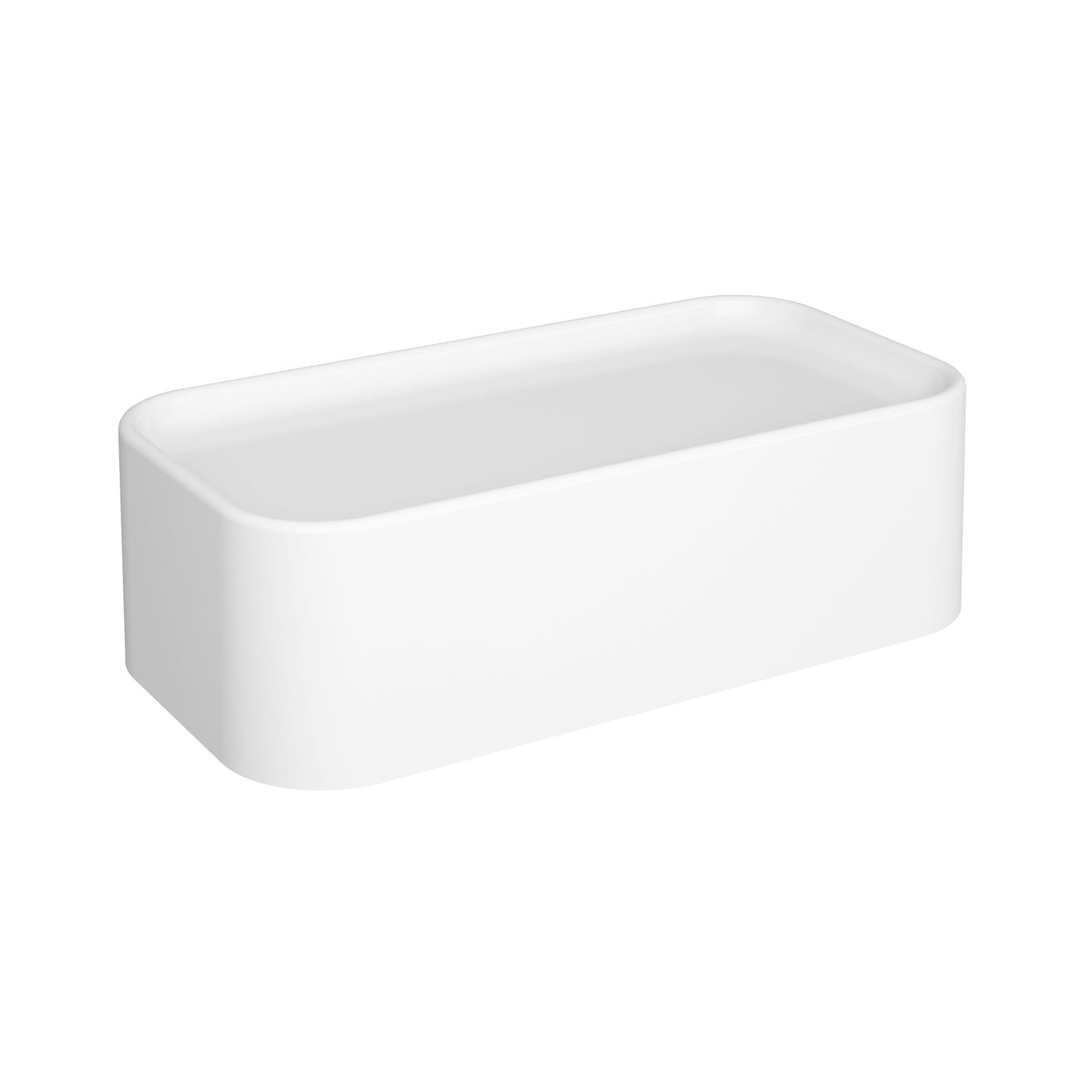 VitrA Bad Ablage Voyage 30x16x9cm, mit integriertem Papierrollenhalter, weiß VC