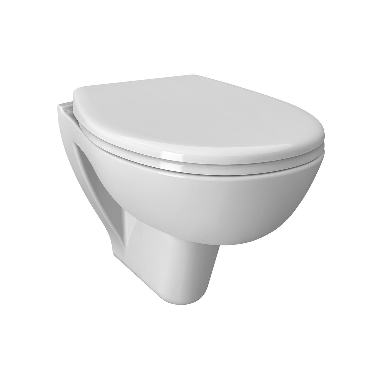 VitrA Bad Wand-Tiefspül-WC S20 Compact 35x48,5cm, oval, 3/6 l, weiß hochglanz, mit Bidetfunktion