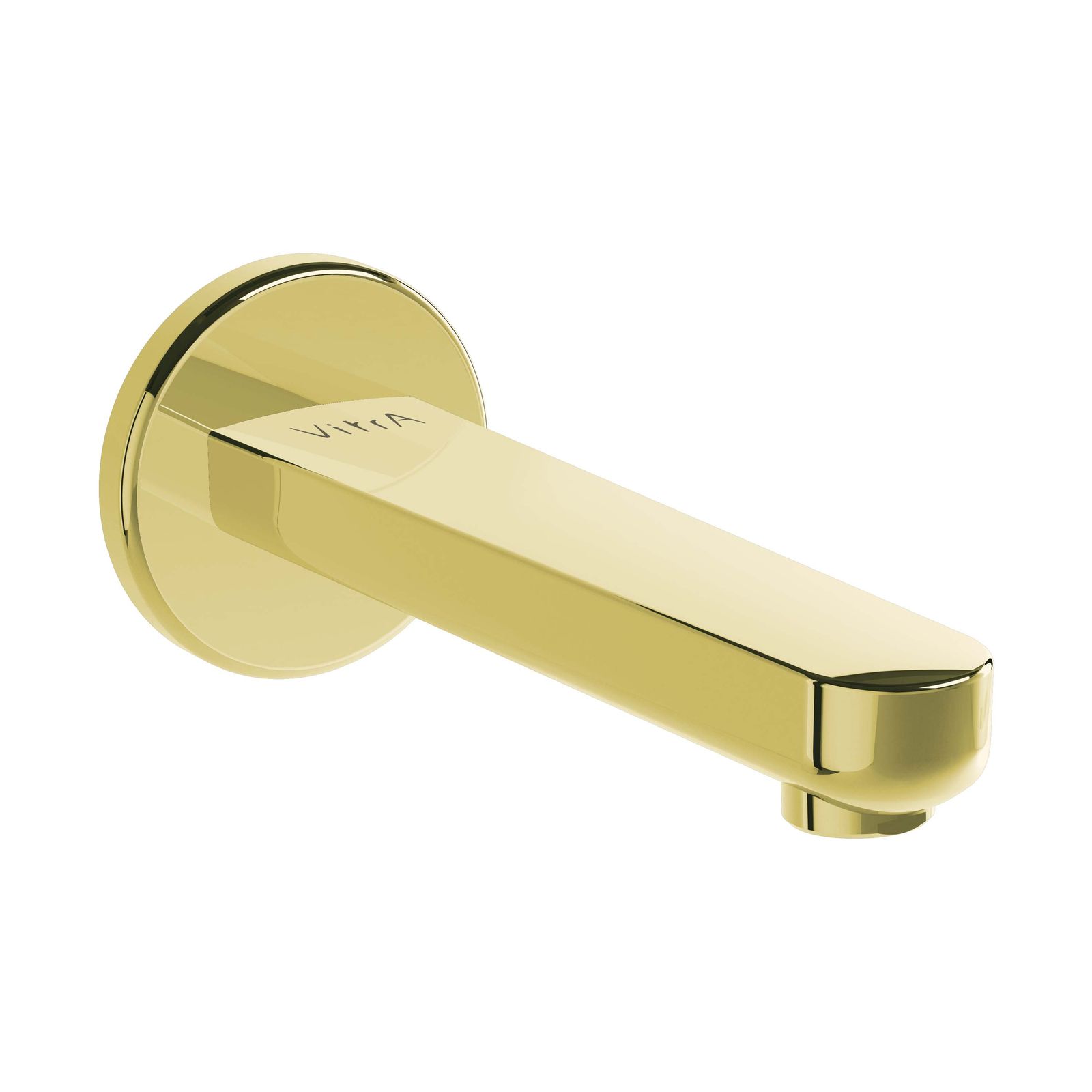VitrA Bad Wanneneinlauf Root Round Ausladung 170mm, Wandmontage, Gold